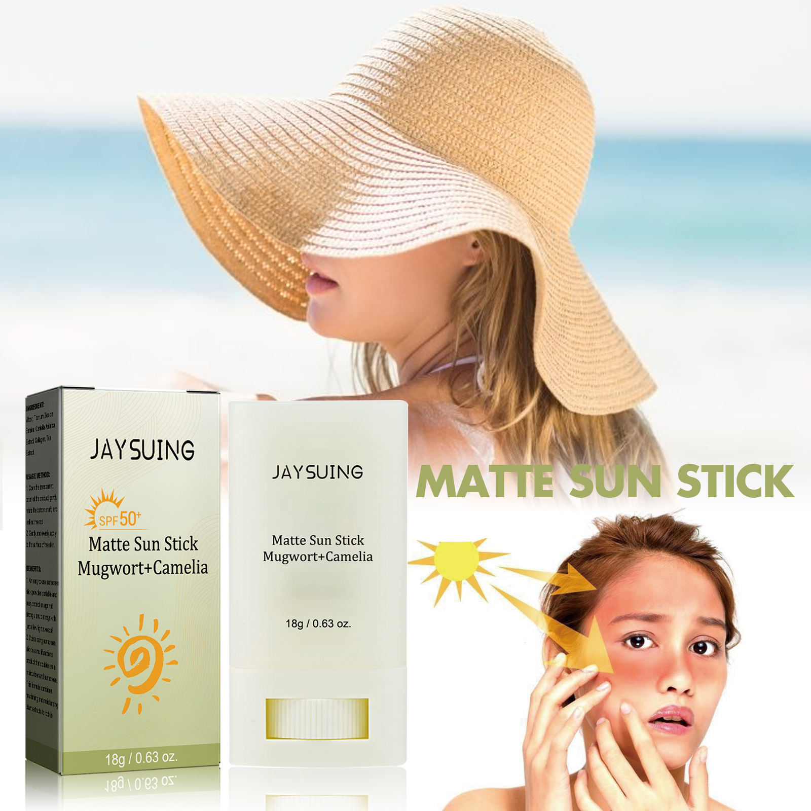Matte Sun Stick UV Protection  - Face Moisturizer Spf のレビューと価格