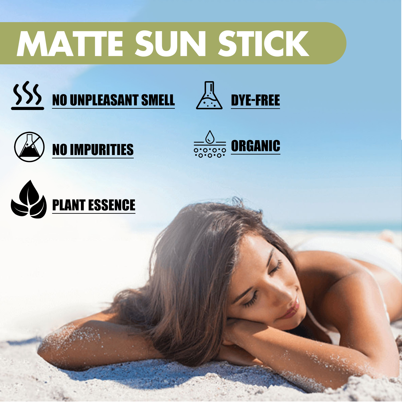 Matte Sun Stick UV Protection  - Face Moisturizer Spf のレビューと価格