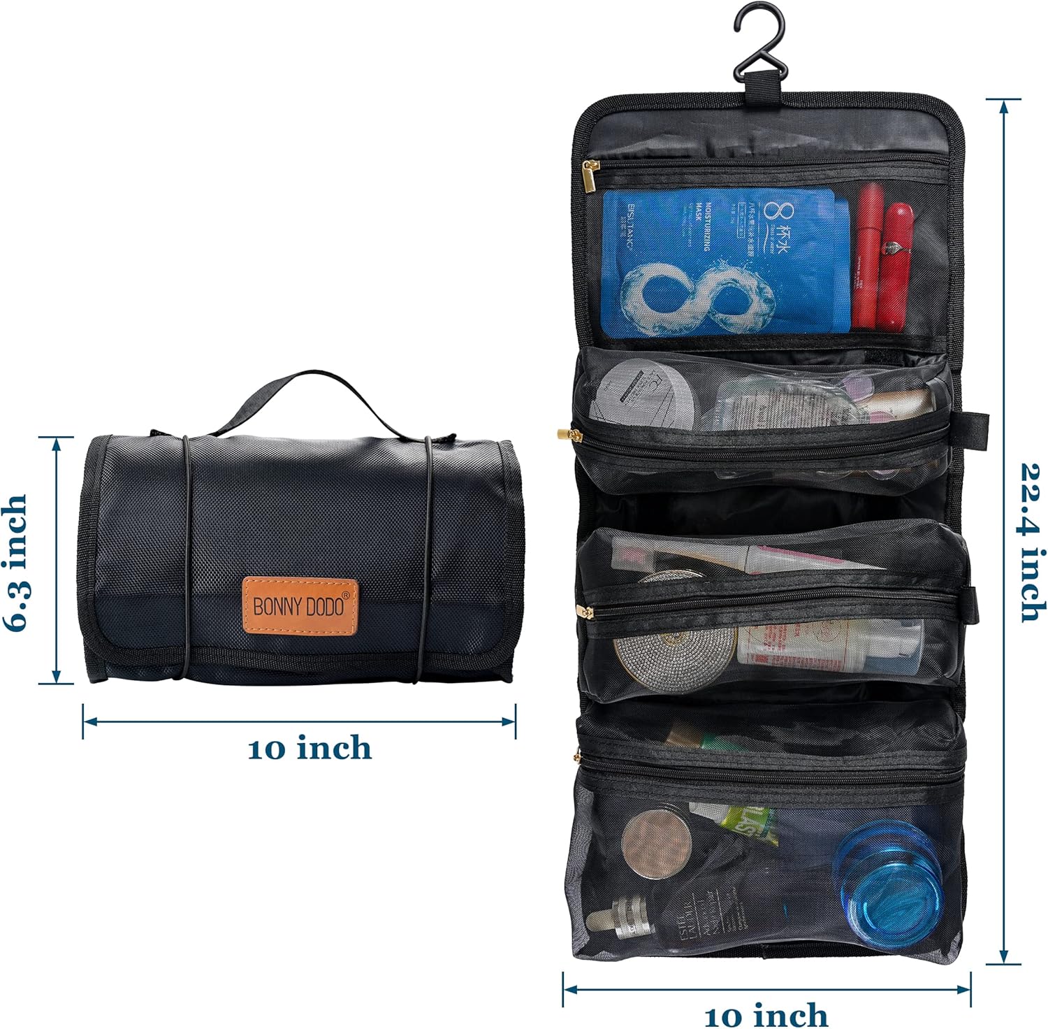 Roll-Up Hanging Toiletry Bag w - Men'S Grooming Images のレビューと価格